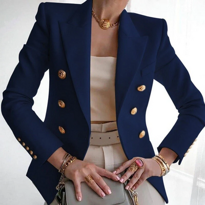 Vanessa - Elegante katoenen luxe blazer voor dames