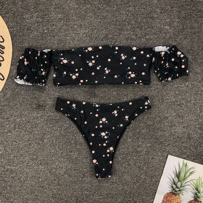 Bikini met bloemen