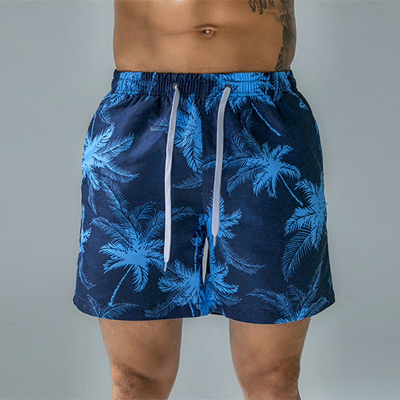 Mannenmode gedrukte zwembroek strandshort