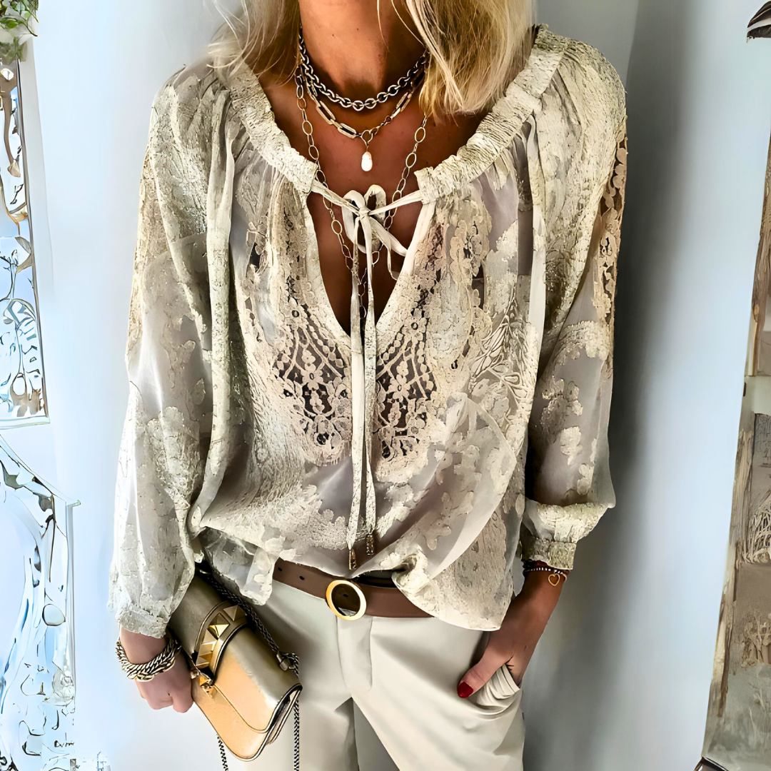 Jill - Gehaakte Dames Boho Blouse