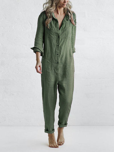 Jumpsuit met lange mouwen