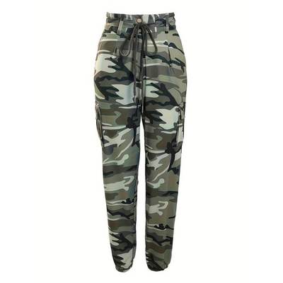 Jennifer - Ultra-Stretch camouflageprint broek