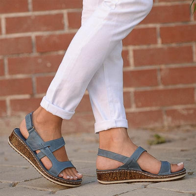 Harriet - Sandalen met open teen en sleehak