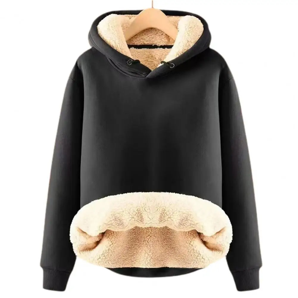 Sherpa fleece jas met capuchon