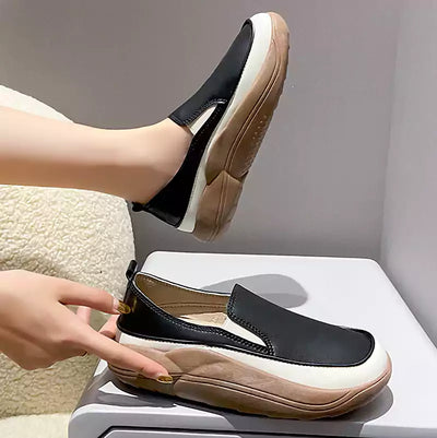 Mary - Trendy mocassins voor dames met dikke zolen.