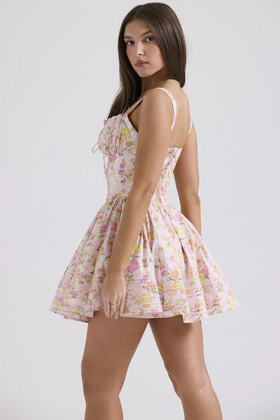 Floral Fantasy - Mini Jurk