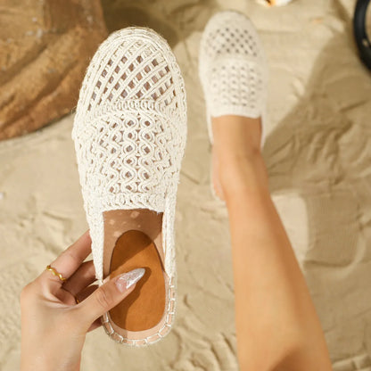 Goed - Slippers met gesloten teen, holle teen, ronde teen voor de zomer