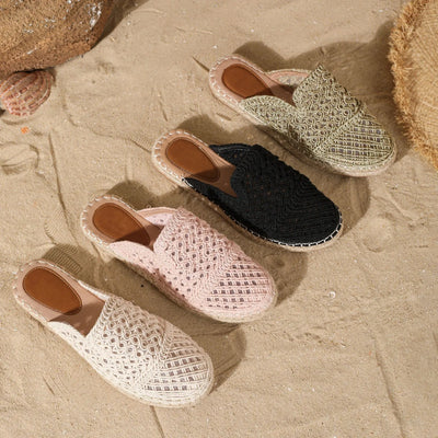 Goed - Slippers met gesloten teen, holle teen, ronde teen voor de zomer