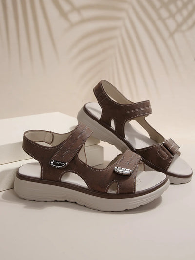 Kara - sandalen met hoge hakken en klittenband