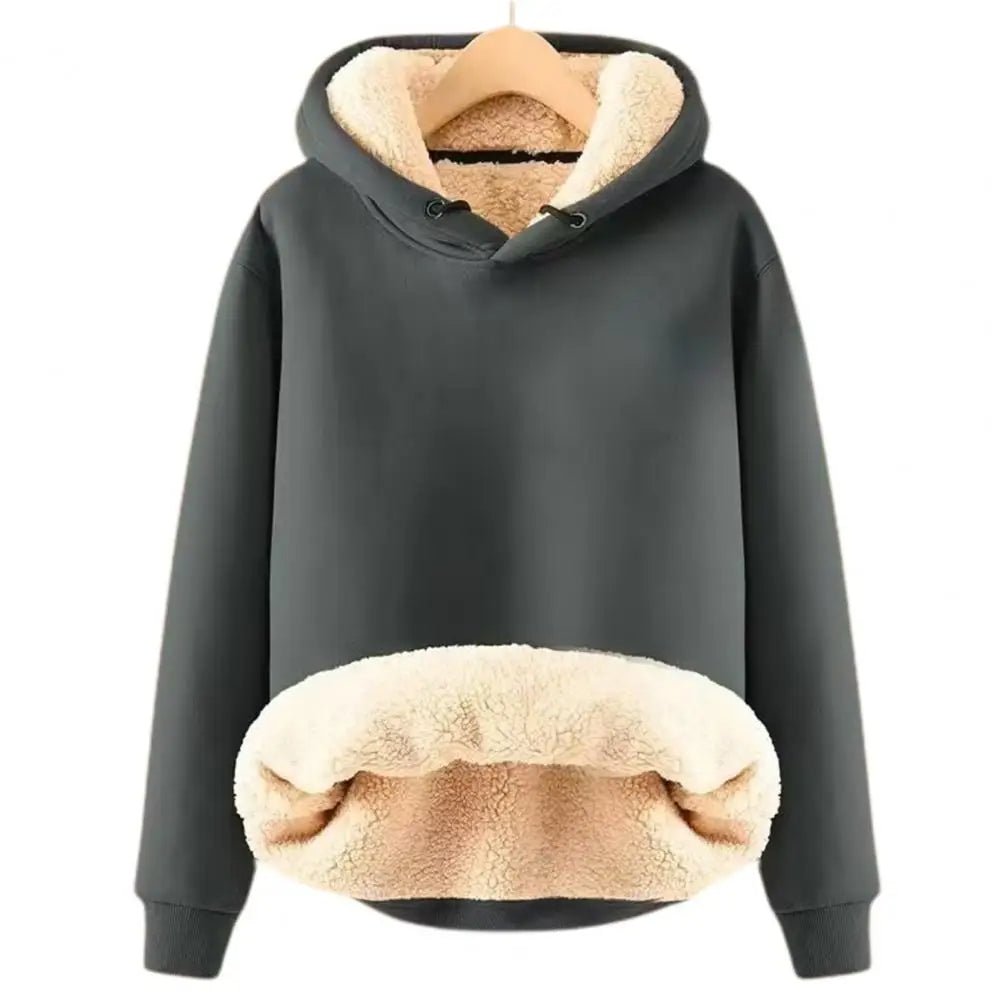 Sherpa fleece jas met capuchon