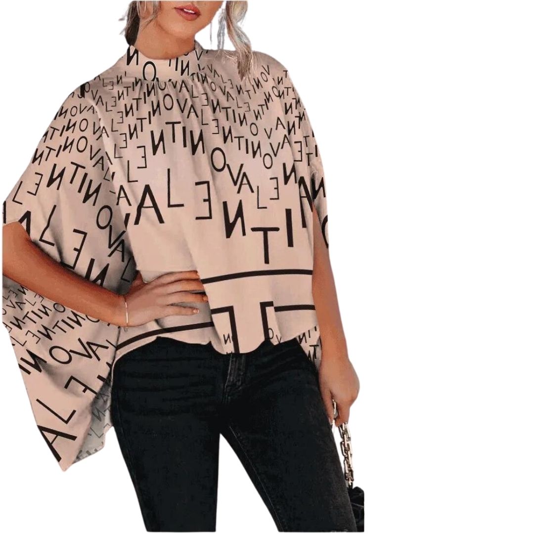 Kara - elegante blouse met abstract patroon