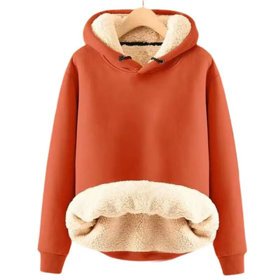 Sherpa fleece jas met capuchon