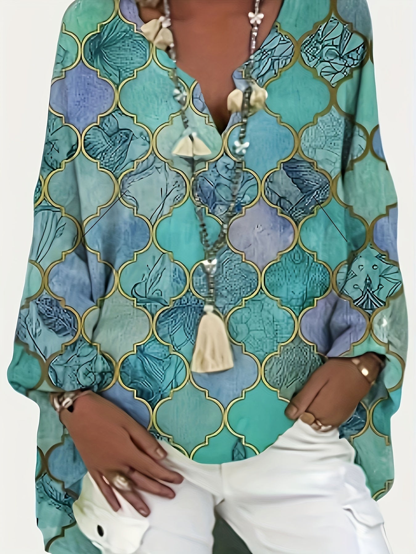 Marissa - Plus size boho top