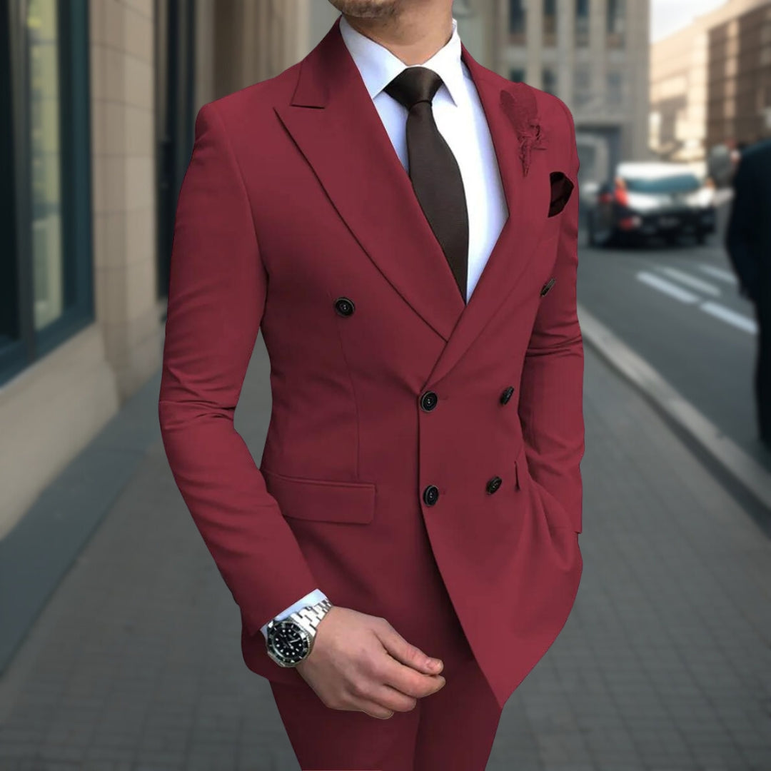 Alfonso - Beste kwaliteit business suit 3-delige set