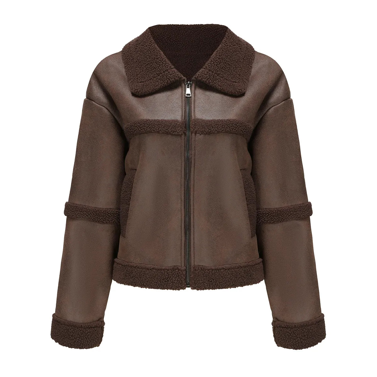 Gia - Warme en trendy fleece jas voor dames