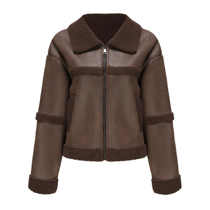 Gia - Warme en trendy fleece jas voor dames