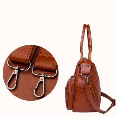 Anneke - Stijlvolle Leren Crossbody Tas