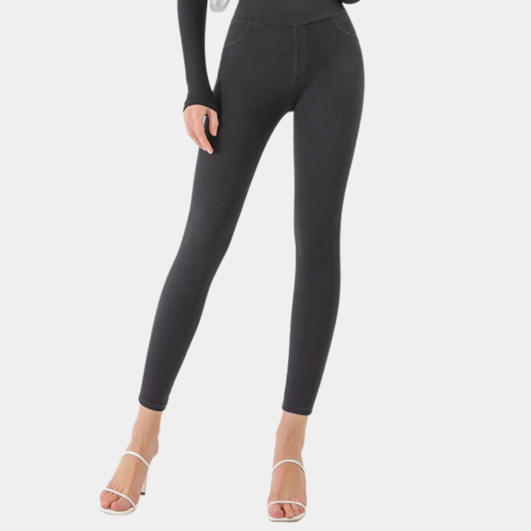 Nettie - Slim-fit Dames Denim Leggings