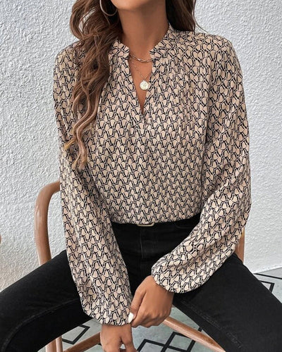 Elyna - Elegante blouse met print