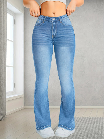 Marigold - Casual Bootcut Jeans met hoge taille