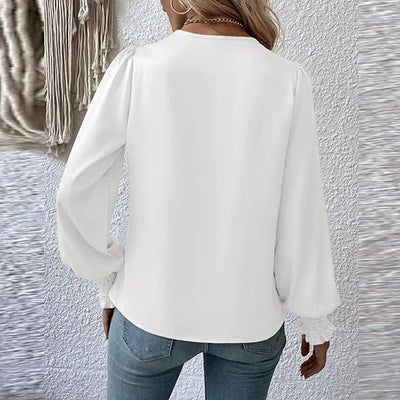 Farah - Elegante blouse met V-hals