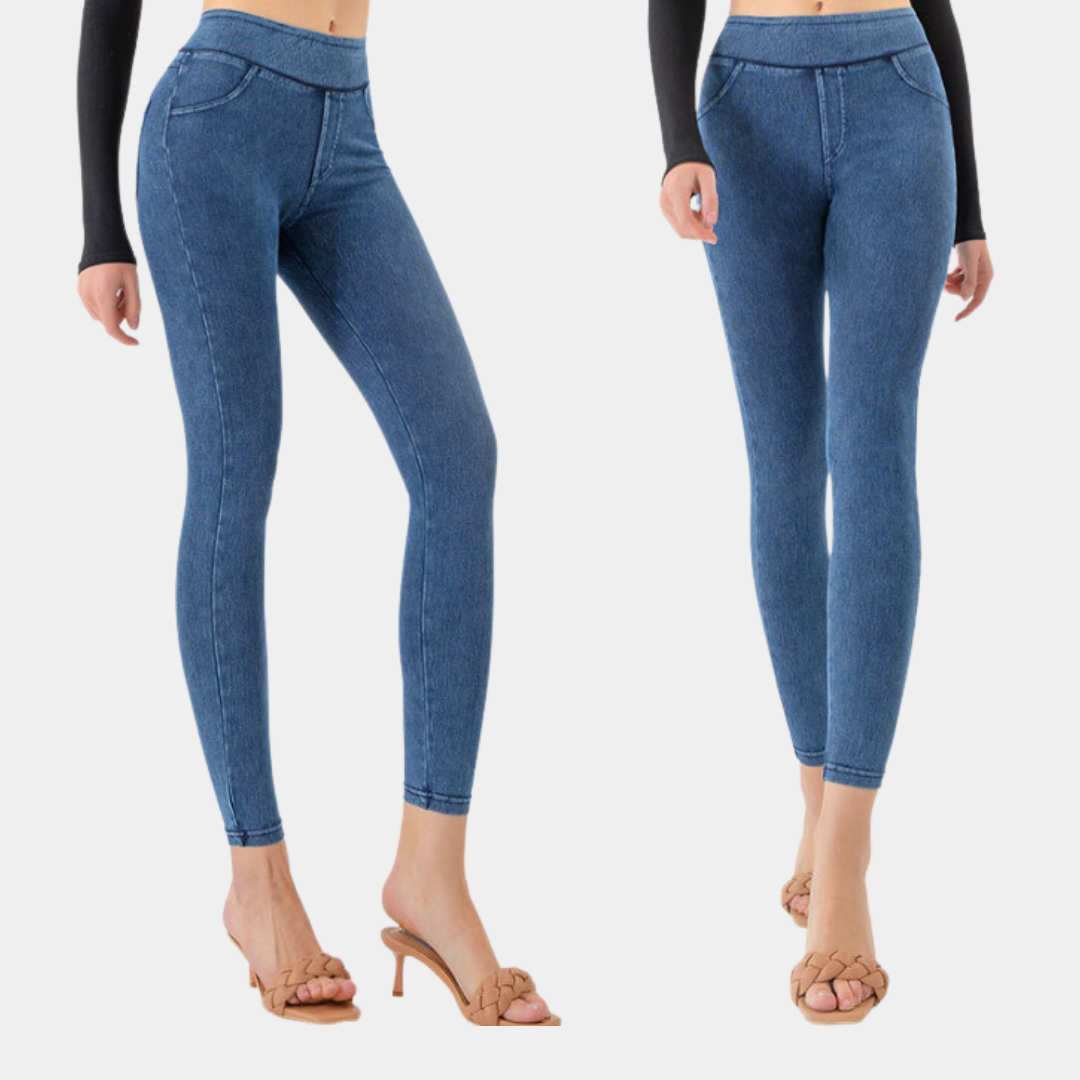 Nettie - Slim-fit Dames Denim Leggings