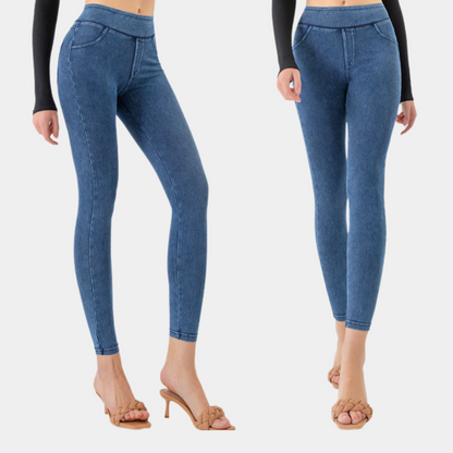 Nettie - Slim-fit Dames Denim Leggings