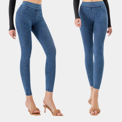 Nettie - Slim-fit Dames Denim Leggings