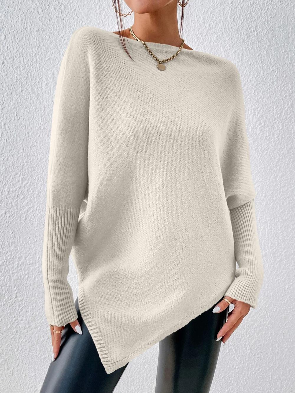 Basic Sweater met lange mouwen