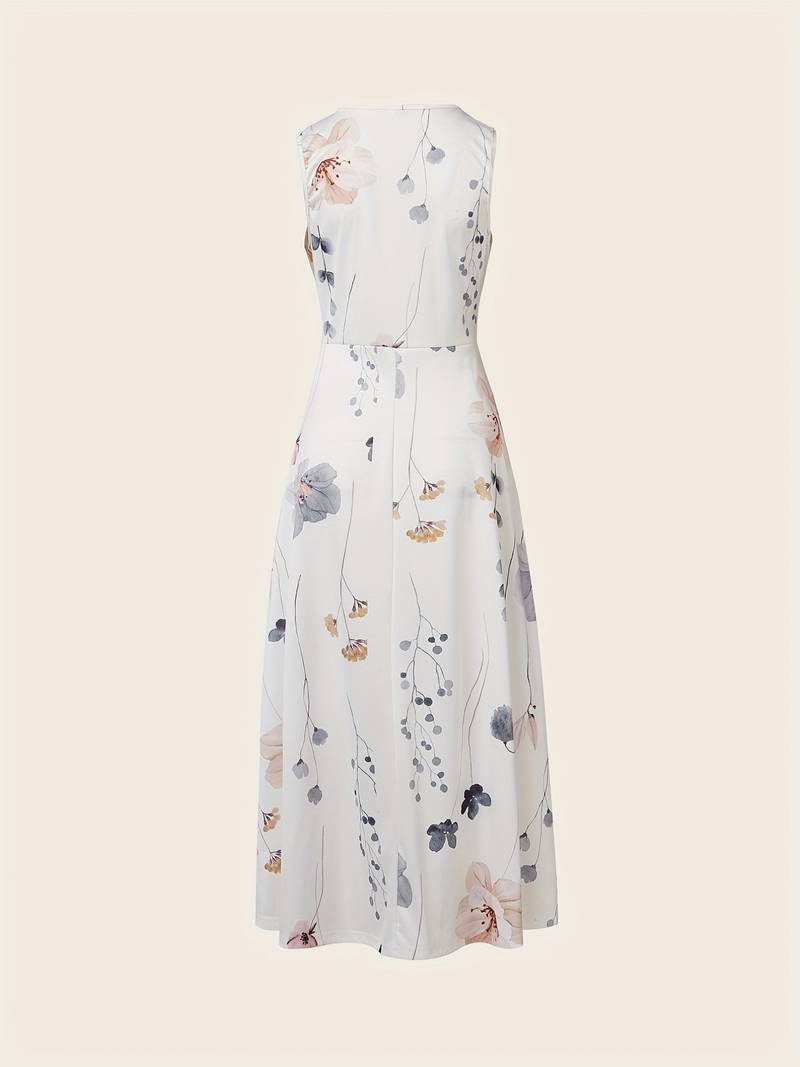 Cassandra - Maxi-jurk met bloemenprint