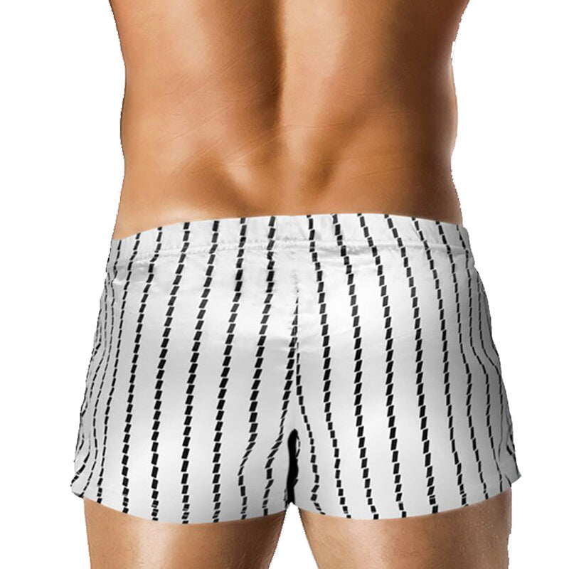 Mode strand zwemmen mannen gestreepte shorts