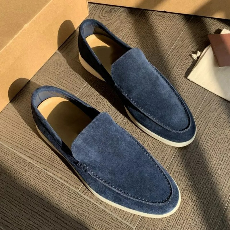 Bandit - Heren casual suède loafers