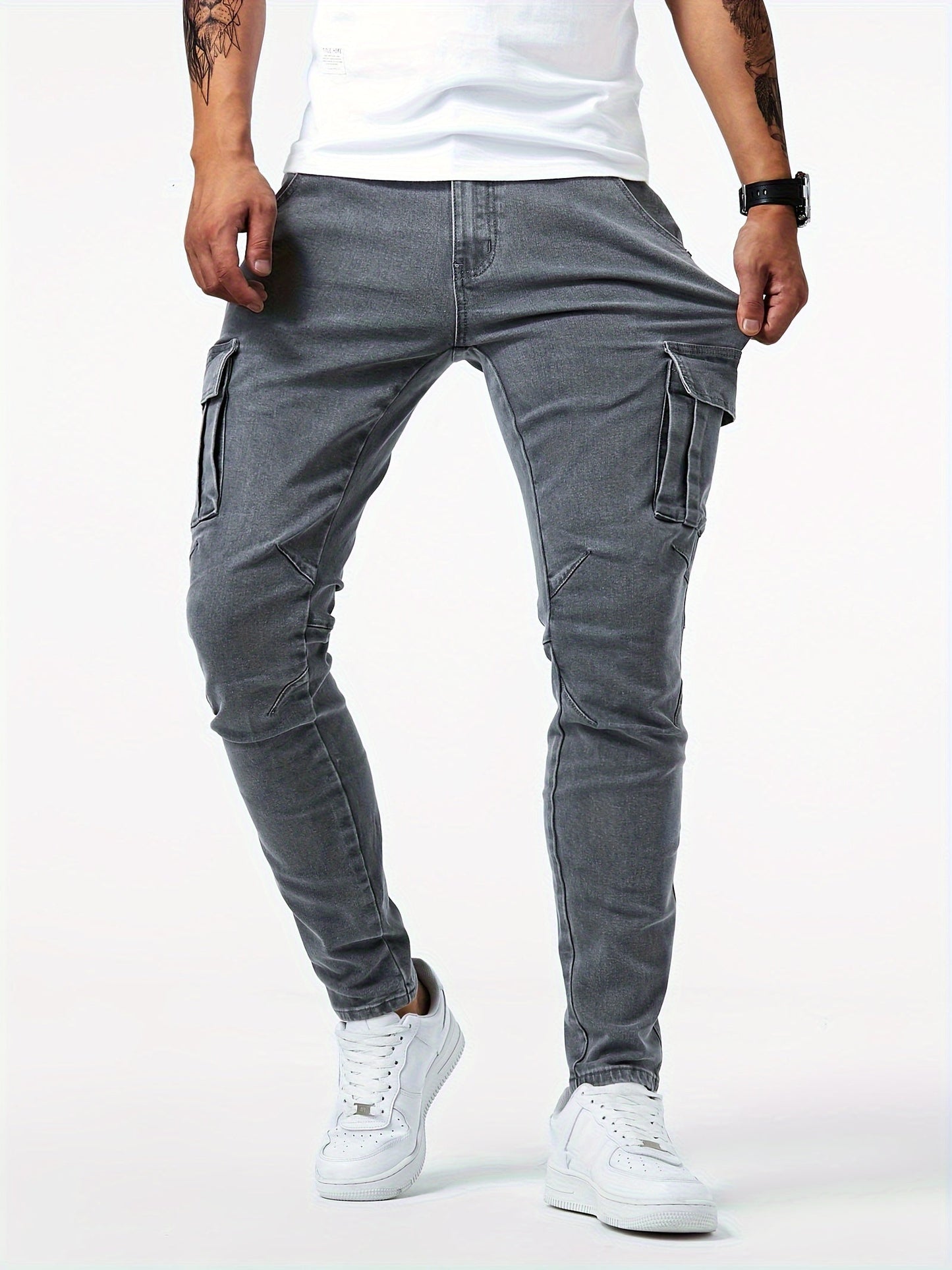 Nash - Slim-fit cargos in straatstijl