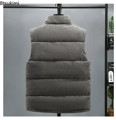 DAMIAN - Warm ribfluwelen vest