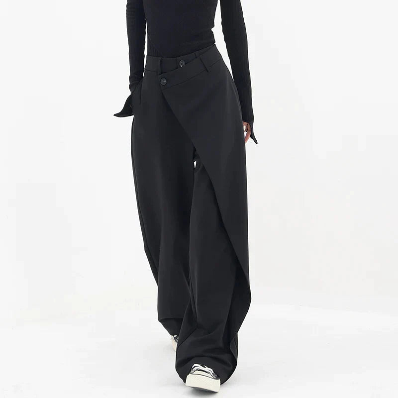 Abby - Asymmetrische baggy broek