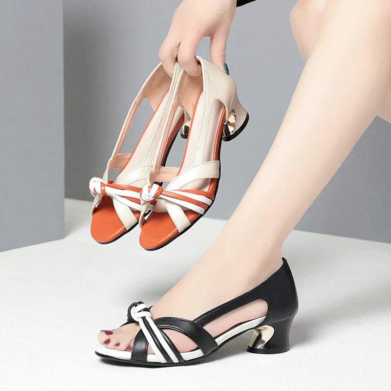 Sonia - Elegante leren sandalen