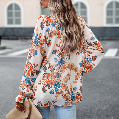 Ivonne - Elegante bloemenblouse