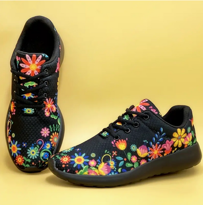 Nina - De lichte sneakers met bloemenprint