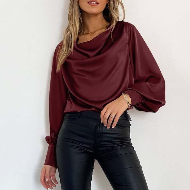 MARU - Elegante satijnen blouse