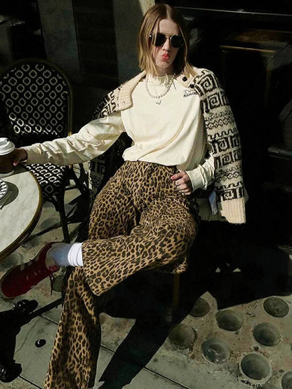 Leopard pants