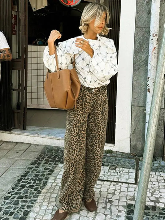 Leopard pants