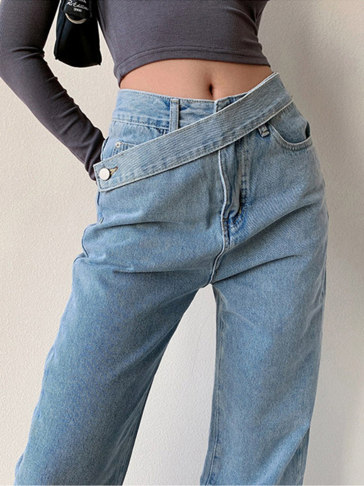 Giorgia - Stijlvolle jeans met hoge taille