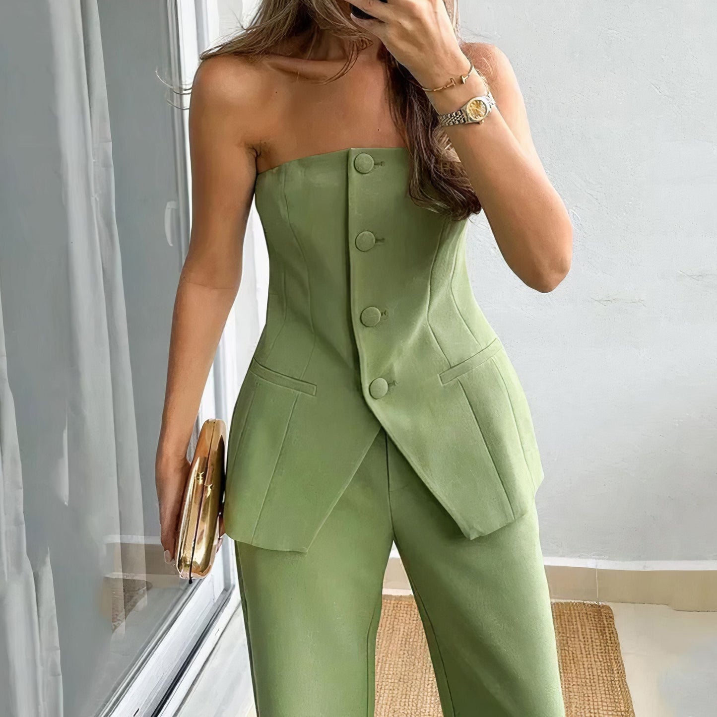 ELENE - Tube top &amp; broek set