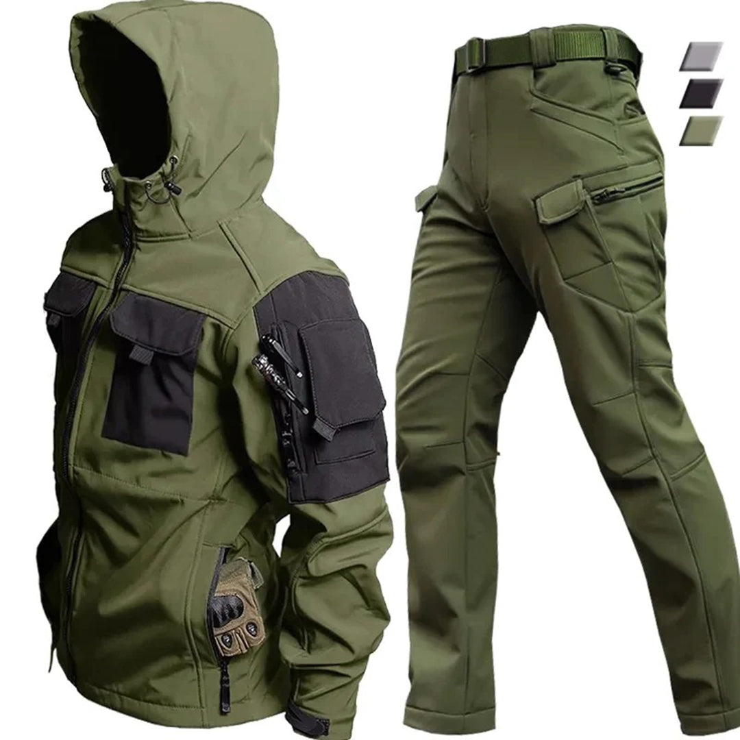 LOUIS - Hooded jas en cargo broek set