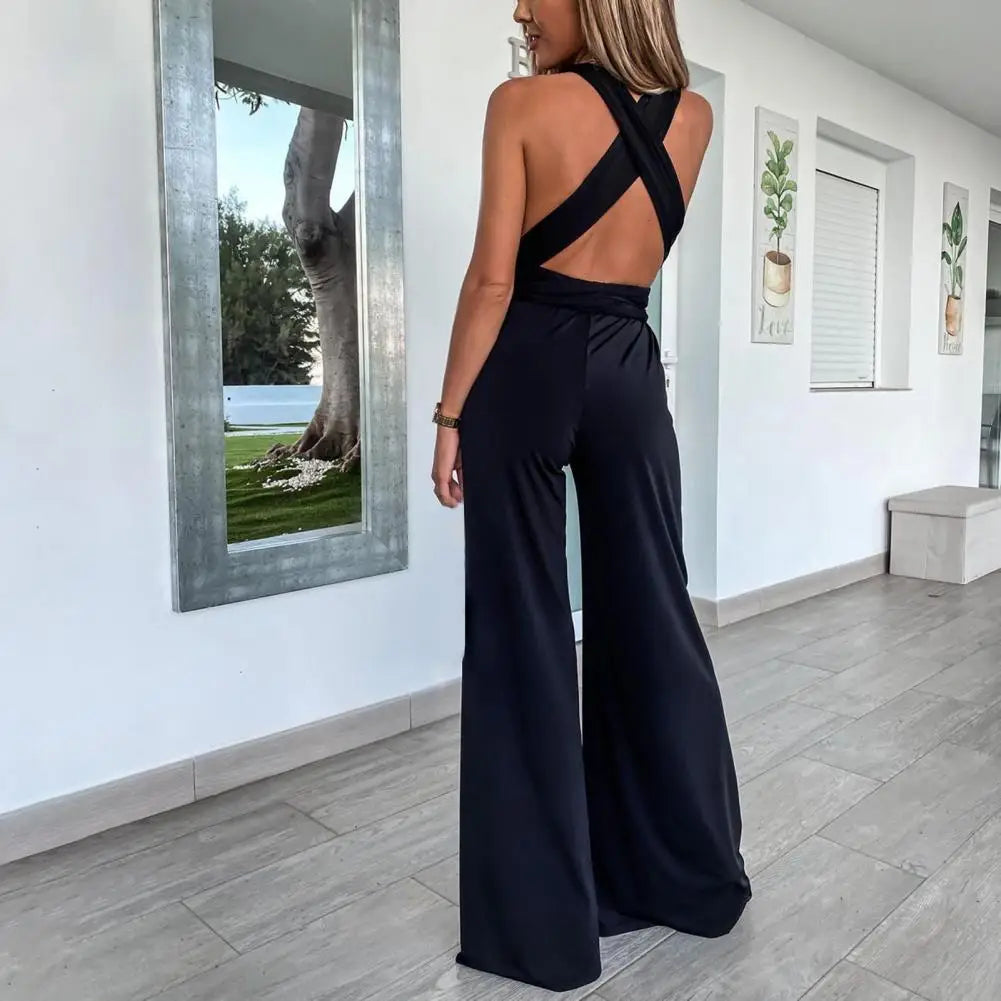 Sophia - Elegante jumpsuit met gekruiste rug