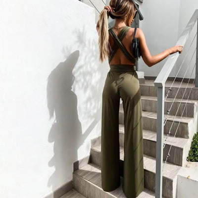 Sophia - Elegante jumpsuit met gekruiste rug