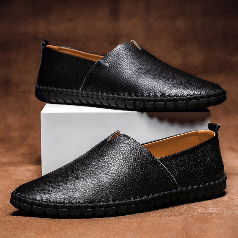 ZachteTred Ivoor Elegance - Premium Leren Moccasins voor Stijlvolle Heren