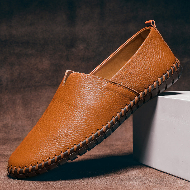 ZachteTred Ivoor Elegance - Premium Leren Moccasins voor Stijlvolle Heren