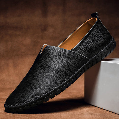 ZachteTred Ivoor Elegance - Premium Leren Moccasins voor Stijlvolle Heren