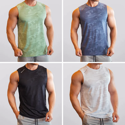 CamouDry - Sneldrogende tanktop in camouflagekleuren